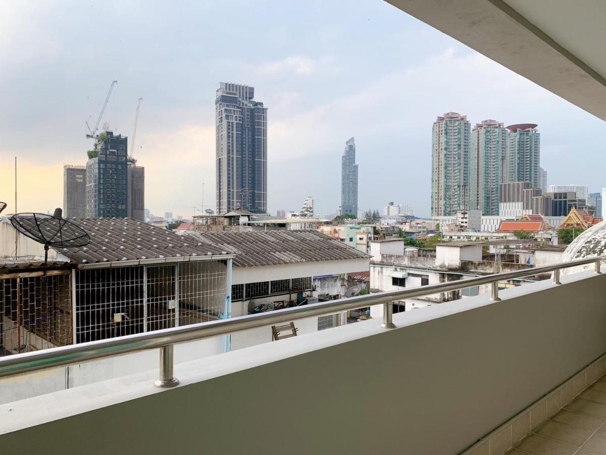 Miloft Sathorn Hotel - Sha Plus Certified Bangkok Exterior photo View of the city from the rooftop of the hotel